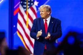 El expresidente de los Estados Unidos, Donald Trump, habla en la Conferencia de Acción Política Conservadora (CPAC), la reunión conservadora más grande del mundo, en Marylan.