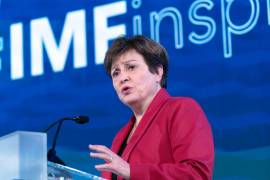 La Directora Gerente del FMI, Kristalina Georgieva, en el foro de Antropología para el Economista Moderno en Washington.