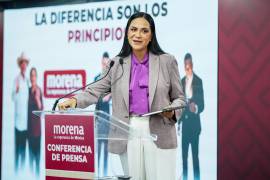 La dirigente guinda enfatizó en que, ante posibles “pugnas internas”, como partido “nosotros estamos unidos en Morena”.