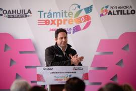 El alcalde Javier Díaz González presentó el programa “Trámite Exprés”, que agiliza trámites clave del desarrollo urbano en Saltillo.