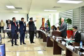 César Antonio Perales Esparza tomó protesta como director de Seguridad Pública Municipal de Torreón durante la sesión de Cabildo.