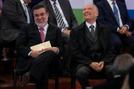 Julio Scherer Ibarra, en su momento consejero jurídico de la Presidencia, y Alejandro Gertz Manero, fiscal General de la República.