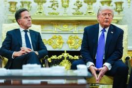 Reunión en la Casa Blanca entre el presidente de Estados Unidos, Donald Trump, y el secretario general de la OTAN, Mark Rutte.