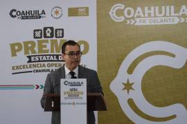 Olivares Martínez indicó que las personas que laboren en la obra del tren, dentro del tramo que comprende territorio coahuilense, tienen asegurado un sueldo competitivo y las prestaciones básicas de ley. FOTO: