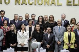 Rindieron protesta los nuevos consejeros del Instituto Nacional Electoral (INE).