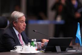 El Secretario General Antonio Guterres interviene durante la XV Cumbre de la ASEAN en las Naciones Unidas (ONU), en el marco de la XLVII Cumbre de la ASEAN en Kuala Lumpur.