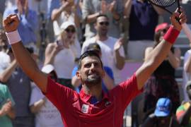 Novak Djokovic celebró su triunfo ante Rafael Nadal, en el que podría ser el último enfrentamiento entre ambos.