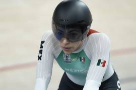 Daniela Gaxiola González está en la Final del ciclismo de pista.