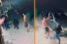 Captan a hombres golpeando a mujeres en calles de Saltillo