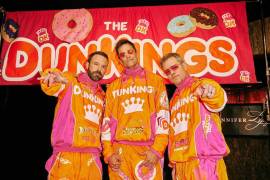 De nueva cuenta, los actores protagonizaron una publicidad para la marca Dunkin Donuts.