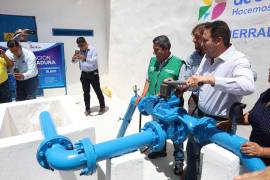 El nuevo pozo de agua, ubicado en la colonia La Herradura, tuvo un costo de 2.5 millones de pesos.