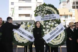 La bancada panista encabezada por: Jorge Romero, presidente nacional; las senadoras Laura Esquivel, Michel González, Lilly Téllez y Ricardo Anaya, así como los diputados: Federico Döring, Eduardo Rivera, Santiago Taboada y Jorge Triana encabezaron una protesta frente a la sede Marco Antonio Lanz Galera de la Comisión Nacional de Derechos Humanos (CNDH) ante la reelección de Rosario Piedra Ibarra al frente de dicha dependencia.