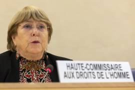 La Alta Comisionada para los Derechos Humanos y expresidenta de Chile, Michelle Bachelet, presenta una actualización sobre la situación de los derechos humanos en Ucrania.