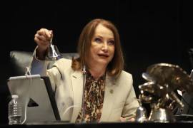 ”Sí, en la plenaria vamos a participar y a votar por el nuevo o la nueva presidenta”, aseguró al ser cuestionada sobre el tema.