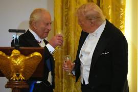 Fue hoy que el presidente de Estados Unidos, Donald Trump, recibió nuevamente en la Casa Blanca a los reyes Carlos III y Camila del Reino Unido para despedir oficialmente a los monarcas