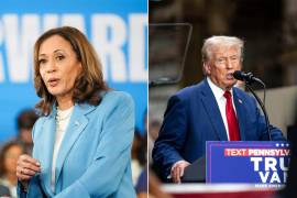 Algunas fuentes dicen que Kamala Harris ya está por arriba de Donald Trump, aunque otras mantienen al republicano liderando los sondeos.