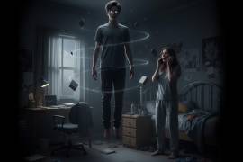 La señora Clarita pensaba que su hijo estaba poseído. Dijo que de ser niño de bien y con buen promedio en la escuela, comenzó a comportarse extraño y a tener un sexto sentido.