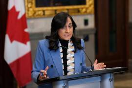 La ministra de Asuntos Exteriores de Canadá, Anita Anand, durante una conferencia de prensa fue la que anunció este plan de ayuda hacia el país del Caribe.