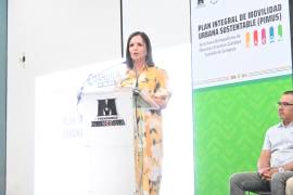 La alcaldesa Sara Irma Pérez Cantú participó en la presentación del PIMUS para la zona metropolitana.