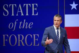 Hegseth llamó a autoridades a “dar un paso al frente” para el proyecto militar.