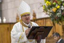 Hilario González García anunció que se realizará una misa de desagravio para restablecer el culto en la capilla afectada.