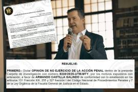 Da Fiscalía de NL carpetazo al caso contra Armando Castilla; reafirma que hubo fabricación de pruebas
