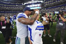 Dak Prescott y Brandon Aubrey fueron los héroes que le dieron la victoria a los Cowboys frente a los Giants en tiempo extra.