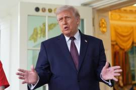 El mensaje del mandatario se produjo apenas media hora después de que entrara en vigor el bloqueo que las fuerzas estadounidenses ejecutan en el estrecho de Ormuz.