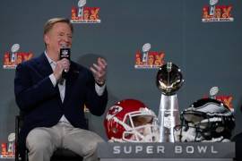 El comisionado de la NFL, Roger Goodell, dio noticias en la conferencia de prensa antes del Super Bowl LIX entre los Eagles de Filadelfia y los Chiefs de Kansas City.