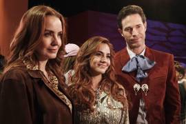 Familia. La actriz destacó la química que logró con Sebastián Rulli y Ela Velden, así como el ambiente de compañerismo que predominó durante las grabaciones de ‘Mi Rival’.