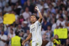 Kylian Mbappé anotó dos penales ante el Marsella, que selló el triunfo 2-1 del Real Madrid en el arranque de la Champions League 2025-26.