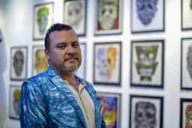 Con ‘Tzompantli’ el artista Isidoro Max explora la ‘singularidad’ de la muerte en el Museo de Artes Gráficas