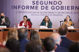 Cristina Amezcua González, titular de la Secretaría de Turismo, en comparecencia en el Congreso.