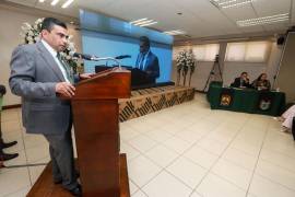 El director Leopoldo Javier Ríos González presentó su segundo informe de actividades ante autoridades universitarias y comunidad estudiantil.