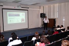Autoridades del TecNM-Saltillo presentaron ante representantes de preparatorias de la Región Sureste las bases del primer concurso Inter-Prepas “Ciencias Básicas”.