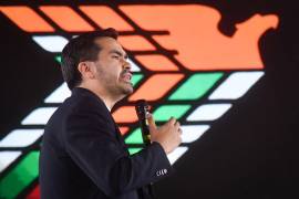 Jorge Álvarez Máynez, dirigente nacional de Movimiento Ciudadano.