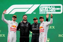 Valtteri Bottas ganó el último Gran Premio de Turquía disputado en Istanbul Park, en 2021, mientras Max Verstappen y Sergio “Checo” Pérez completaron el podio en una carrera clave para la batalla por el campeonato de F1.