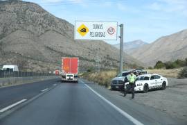 La presencia de la Guardia Nacional en las curvas de Los Chorros contribuye para disminuir los accidentes viales.