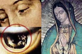 Los ojos de la Virgen Guadalupe son especialmente misteriosos. Aunque sus dimensiones son microscópicas, el iris y las pupilas presentan las imágenes muy detalladas de 13 personas.