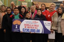La Escuela La Salle de Saltillo A.C. utilizará la ayuda para mejora de su infraestructura. FOTO: HOMERO SÁNCHEZ