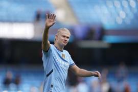 Haaland anotó tres goles con los cuales el City le dio su “bienvenida” a un noble Ipswich Town.