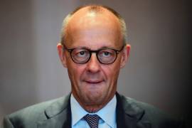 El canciller alemán, Friedrich Merz, llega a una reunión del gobierno en la Cancillería en Berlín, Alemania, el miércoles 16 de septiembre de 2026.