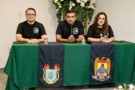 Directivos de la Facultad de Ciencias Químicas de la UAdeC presentaron el programa de actividades por el 80 aniversario de la institución.