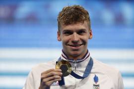 Léon Marchand hizo dos medallas de oro este 31 de julio y rompió dos récords olímpicos en París 2024.