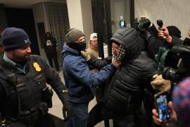 Las redadas a gran escala contra migrantes en Mineápolis fueron ordenadas por el Gobierno de Trump a principios de enero, lo que ha desatado manifestaciones. FOTO: