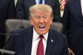 President Donald Trump speaks in the Oval Office of the White House, Monday, Aug. 31, 2026, in Washington. (AP Photo/Jacquelyn Martin)