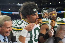 Jordan Love lanzó cuatro touchdowns para liderar el triunfo de los Packers de Green Bay en Thanksgiving ante los Lions de Detroit.
