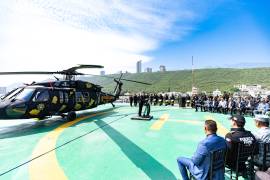 Nuevo León incorporó una segunda unidad Black Hawk a sus tareas de seguridad, la cual puede alcanzar velocidades de hasta 295 km por hora y cuenta con una autonomía cercana a los 590 km.