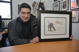 Héctor Rivera Sylva, jefe del Departamento de Paleontología del Museo del Desierto de Saltillo, colaboró en el descubrimiento de una nueva e inusual especie de reptil volador.