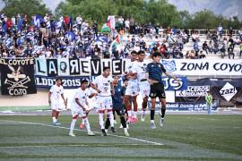 Gianluca Blas-Pereira marcó el único gol de Saltillo Soccer durante el segundo tiempo.